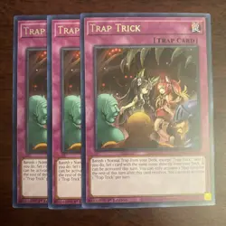 3x Trap Trick - TAMA-EN045 - Rare (NM) - Yugioh Playset - Image 1