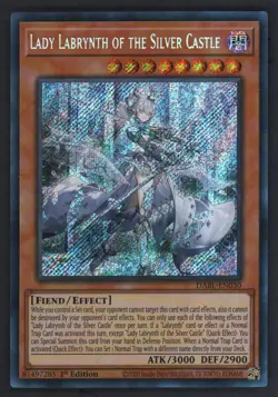 YugiOh Lady Labrynth Of The Silver Castle - DABL-EN082 - Secret Rare 1st Edt NMM - Image 1