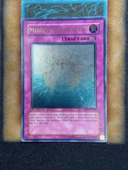 Yugioh Miraculous Descent EOJ-EN058 Ultimate Rare 1st Ed LP - Image 1