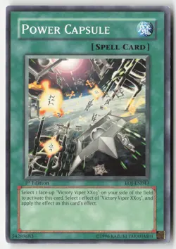 Yugioh - Power Capsule EOJ-EN043 1st Edition - Enemy of Justice - Image 1