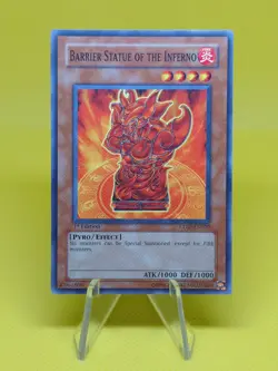 Yugioh - Barrier Statue of the Inferno (CDIP-EN020) - Common 1st Edition - Image 1