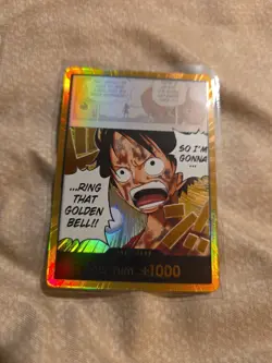 One Piece Gold DON!! OP15 ENGLISH Luffy Golden Bell - Adventure On Kamis Island - Image 1