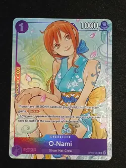 O-Nami OP05-062 Full Art - One Piece Illustration Box Vol. 1 English Holo Promo - Image 1