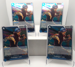 Trafalgar Law Playset - OP07-047 x4 - 500 Years in the Future - One Piece TCG - Image 1
