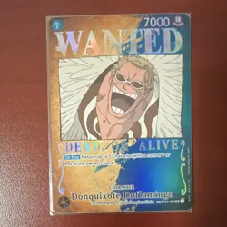 Bandai Donquixote Doflamingo Holo ST03-009 One Piece CCG Character Card 2022 - Image 1