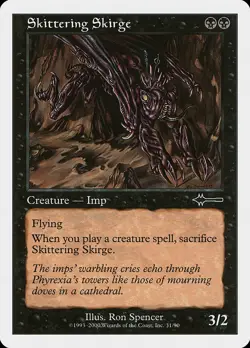 4 Skittering Skirge 4x x4 - LP - Beatdown Box - SPARROW MAGIC - mtg - - Image 1