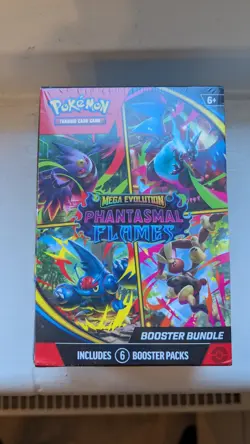 Pokemon TCG Mega Evolution Phantasmal Flames Booster Bundle | NEW | SEALED - Image 1