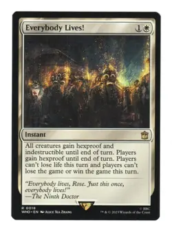 MTG - Everybody Lives! - Doctor Who Commander #018- Near Mint - Image 1