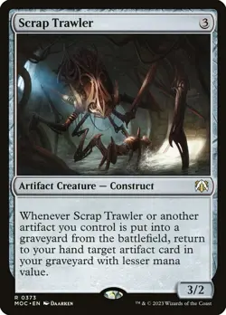 Scrap Trawler: MtG Magic the Gathering March of the Machine Commander Rare - Image 1