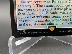 Palantir of Orthanc (Extended Art) (Surge Foil) Universes Beyond: the Lord of... - Image 2