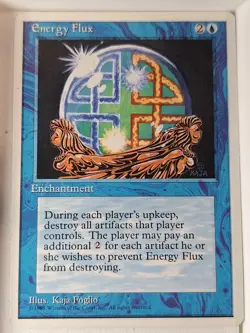 Energy Flux - 4th Edition Core Set - Magic the Gathering MTG Nice! - Image 1