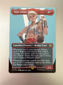 Vaan, Street Thief - 390 - Magic: Final Fantasy MTG - Borderless - FFXII - Image 1