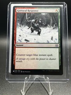 MTG Magic the Gathering Guttural Response The List Reprints Regular - Image 1