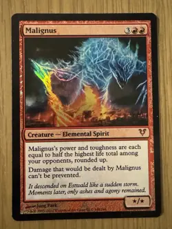 MTG Malignus Avacyn Restored Foil NM - Image 1