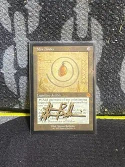 Mox Amber Signed By Artist Magic The Gathering - Image 1