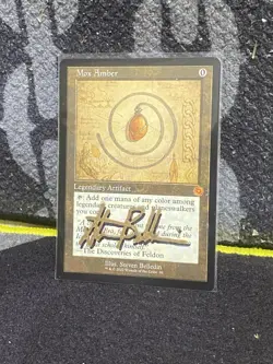 Mox Amber Signed By Artist Magic The Gathering - Image 2