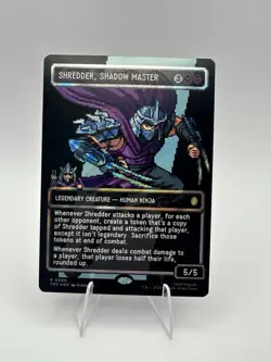 Shredder, Shadow Master (Borderless) (Surge Foil) Commander: TMNT Pixel - Image 1