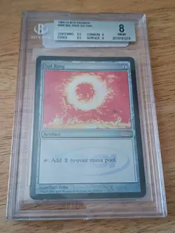 MTG: Sol Ring DCI Promo Judge Foil BGS Graded 8.0 - Image 1