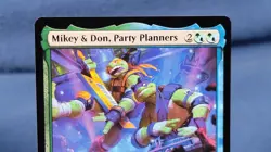 Mikey and Don Party Planners - Teenage Mutant Ninja Turtles - MtG - NM B 🔮 - Image 2