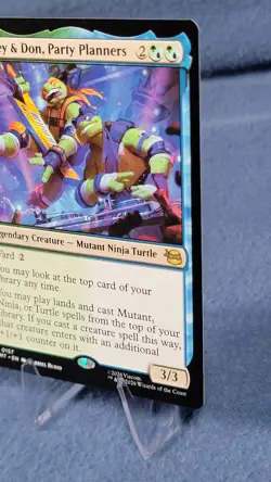 Mikey and Don Party Planners - Teenage Mutant Ninja Turtles - MtG - NM B 🔮 - Image 4