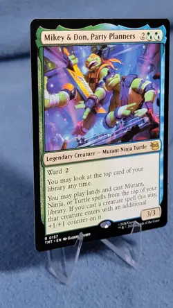 Mikey and Don Party Planners - Teenage Mutant Ninja Turtles - MtG - NM B 🔮 - Image 5