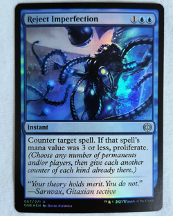 Reject Imperfection 067/271 Foil Phyrexia: All Will Be One Magic: The Gathering - Image 2