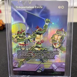 Teleportation Circle 0002 BORDERLESS FOIL Teenage Mutant Ninja Turtles NM Source - Image 1