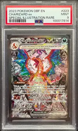 Charizard EX 223/197 PSA 9 Pokemon Special Illustration Rare - Image 1