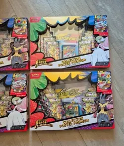 Pokemon - Lot de 4 Coffrets Collection Poster Premium ME2.5 Heros Transcendants - Image 3
