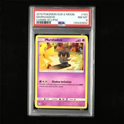 PSA 8 NM-MT 2019 Pokemon ENG Marshadow 103/236 - Image 1