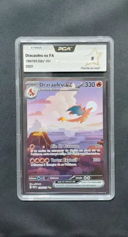Carte Pokemon Dracaufeu EX Full-Art Alternative 199/165 - EV 151 - FR - PCA 9 - Image 1
