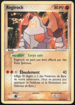 Carte Pokemon Regirock 28/110 Fantomes Holon Francais - Image 1
