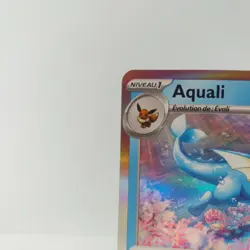 Carte Pokemon: Aquali, holo, 134/165, EV03.5, Ecarlate et Violet 151, Fr, BE - Image 5