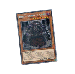 Yugioh Yu-Gi-Oh! Erebus the Underworld Monarch RA04-EN019 Platinum Secret Rare - Image 1