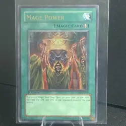 YuGiOh Mage Power LON-050 1st Edition Spell Konami TCG - Image 1