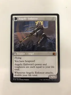 Enduring Angel / Angelic Enforcer MTG Magic the Gathering Card NM Near Mint MID - Image 2