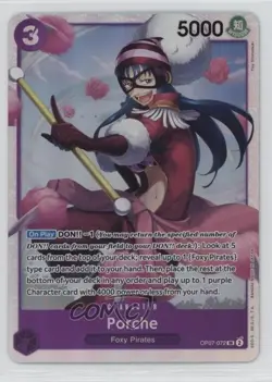 2024 One Piece Card Game: 500 Years in The Future OP07 SR Porche #OP07-072 - Image 1