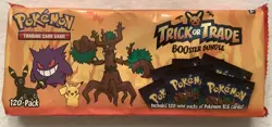 Pokemon Trick or Trade Booster Bundle 120 mini packs 3 Pokemon TCG card per pack - Image 1