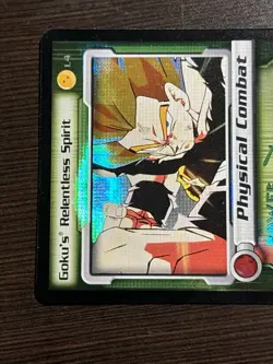 Goku's Relentless Spirit GKI Foil Rare DBZ CCG Card L4Dragon Ball Z Score TCG - Image 3
