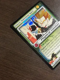 Goku's Relentless Spirit GKI Foil Rare DBZ CCG Card L4Dragon Ball Z Score TCG - Image 5