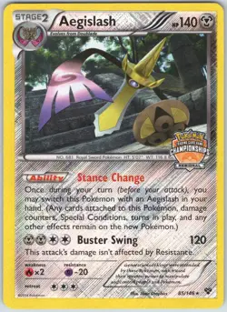 Aegislash (Regional Championships) 85/146 Championship Cards Pokemon NM - Image 1