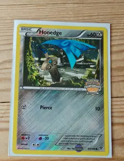 Pokemon Card Honedge 83/146 Pokemon Regional Championships Promo Near Mint - Image 1