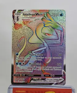 Pokemon VMAX Holo Card Lot 5 Cards Salamence, Inteleon, Alcremie, Morpeko, Eevee - Image 4