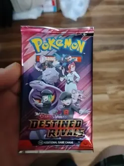 Pokemon Cards Destined Rivals Pack Still Sealed Custom Art Bought From Temu - Image 1