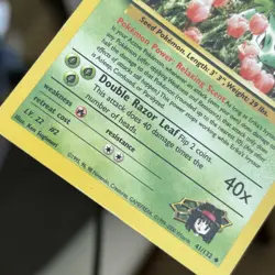 2000 Erika’s Ivysaur Pokemon Gym Challenge Unlimited #41/132 Card *MP* - Image 4