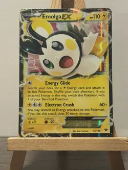 Pokemon Card Emolga EX 46/146 Ultra Rare XY Base Set - Image 1