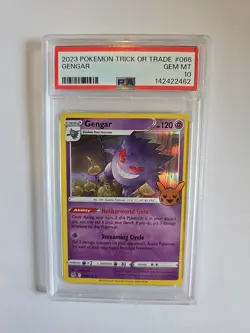 Pokemon 2023 Trick or Trade Holo Gengar Booster Card 066/196 - Image 1