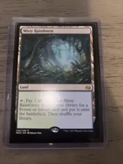2017 MTG Modern Masters Misty Rainforest NM Magic the Gathering AC - Image 1