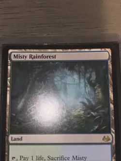 2017 MTG Modern Masters Misty Rainforest NM Magic the Gathering AC - Image 3