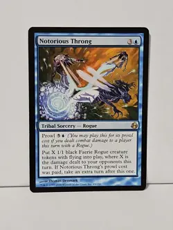 MTG Notorious Throng Morningtide LP Magic The Gathering - Image 1